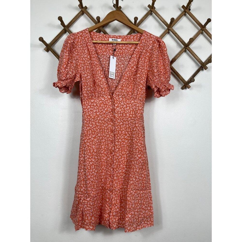 New BB Dakota By Steve Madden Honeypie Mini Dress in Nectar Women's Size 2 - Picture 3 of 11